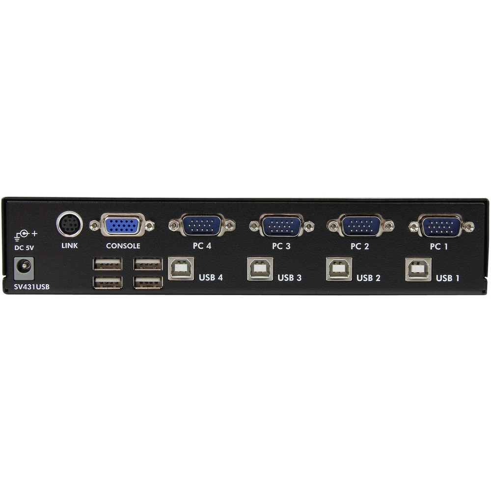 StarTech SV431USB KVM Switch 4 Ports USB 1U Rackmount