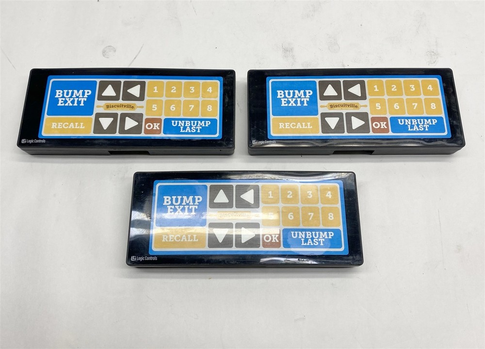 Logic Controls KB9000 Bump Bar Programmable Kitchen Display 520027 LOT 3