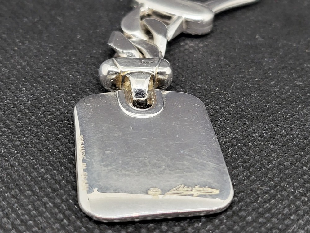 Signed Pedro Duran Spain SOLID REAL Sterling Silver 925 Keychain