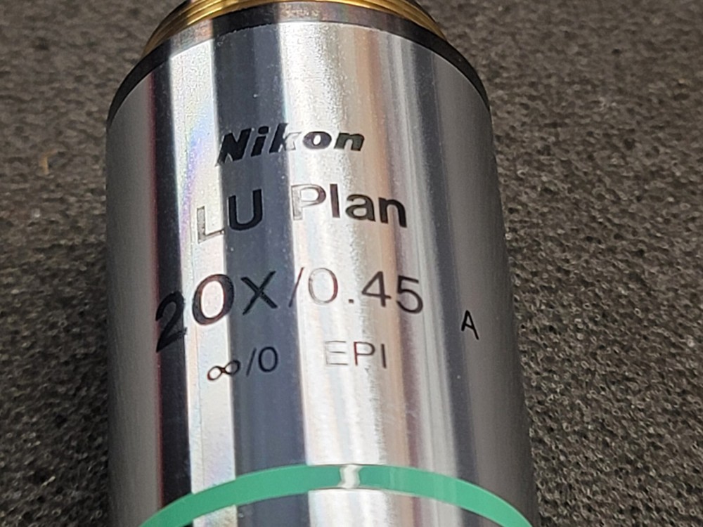 Nikon LU Plan 20X/0.45 A ∞/0 BD Microscope Objective