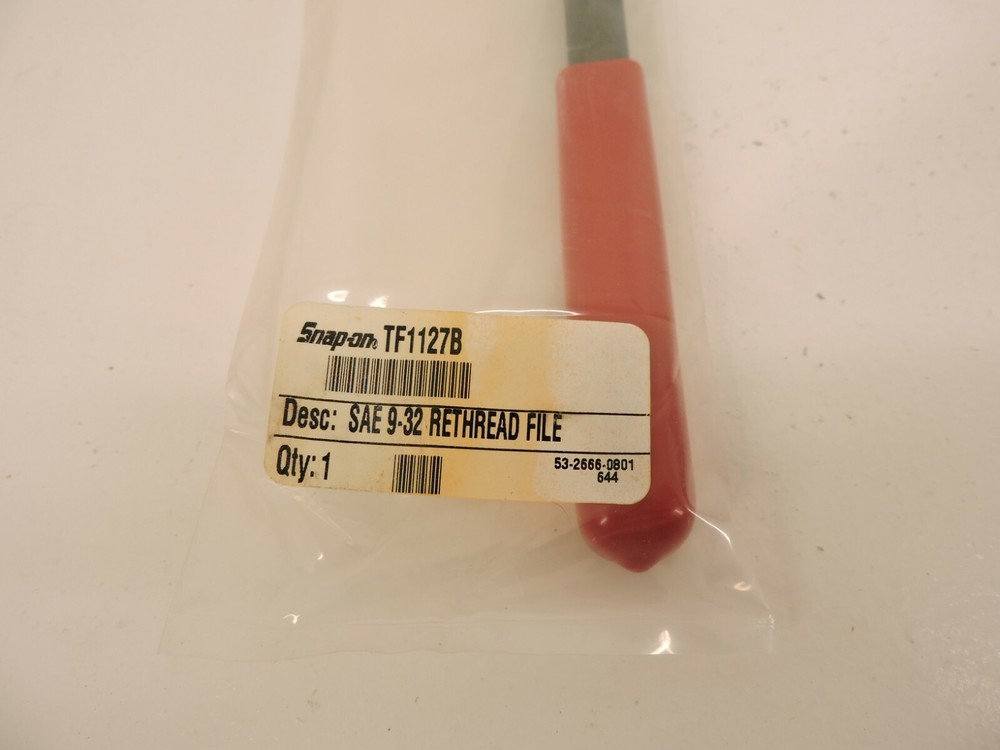Snap-On Thread Restorer File TF1127B, SAE 9-32