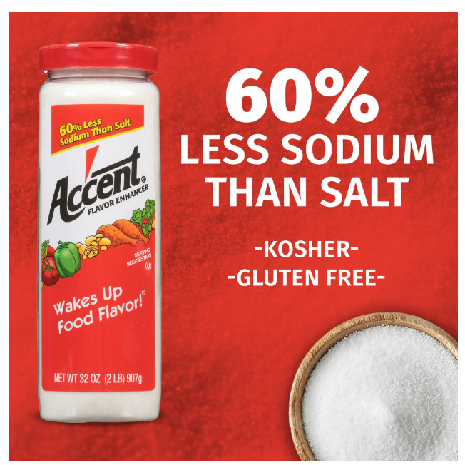 Ac'cent Flavor Enhancer MSG, Kosher, 32 oz