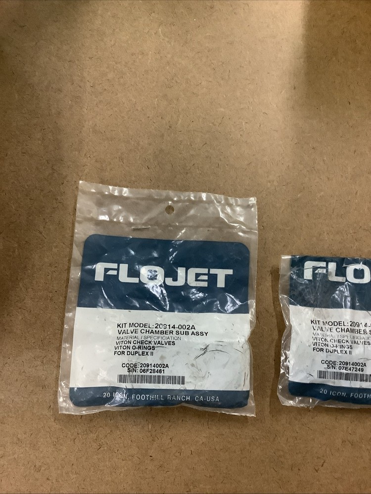 Flojet Kit Model 20914-002A Valve Chamber Sub Assy