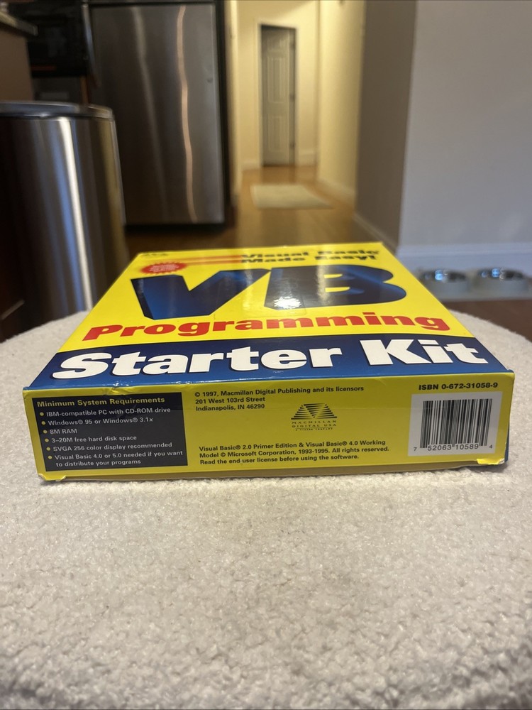 Visual Basic Made Easy VB Programming Starter Kit New Open Box