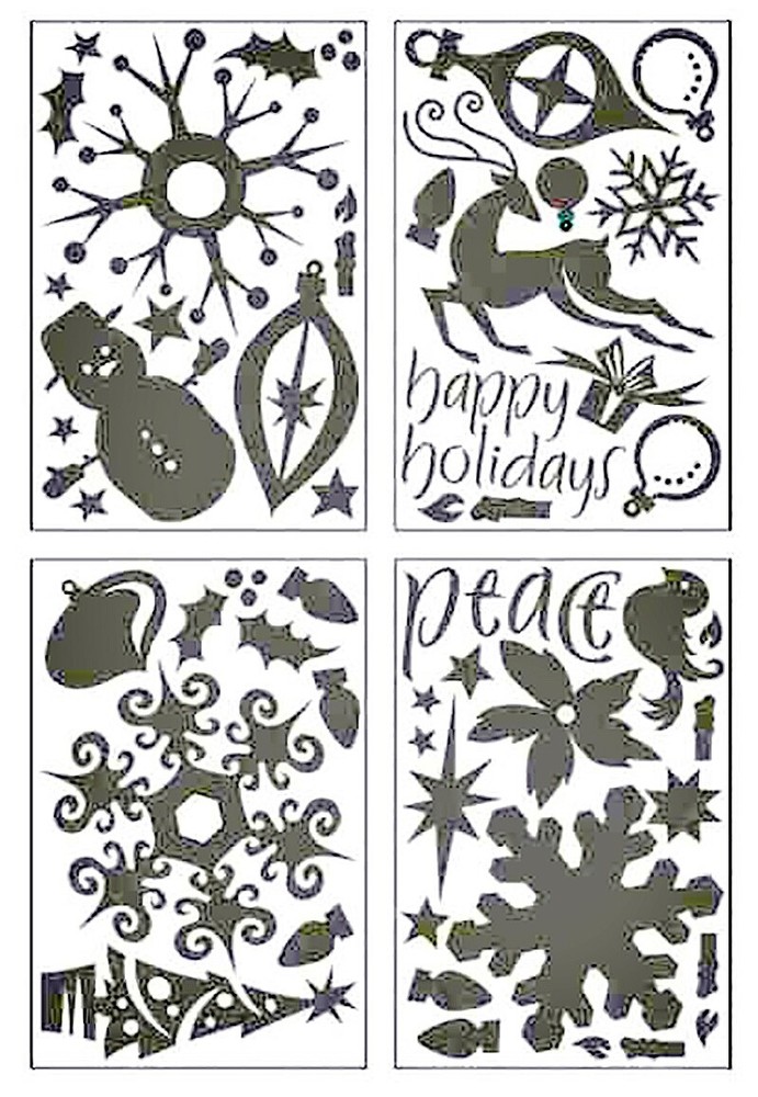 BasicGrey, Figgy Pudding Collection, Holiday Chipboard, Christmas, Winter, Stars