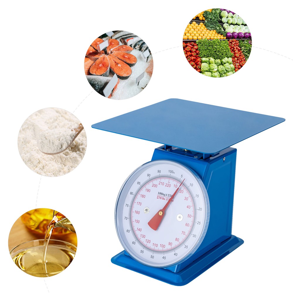 220-LBS Heavy Duty Portion-Control Mechanical Dial Scale Industrial Dial Scale