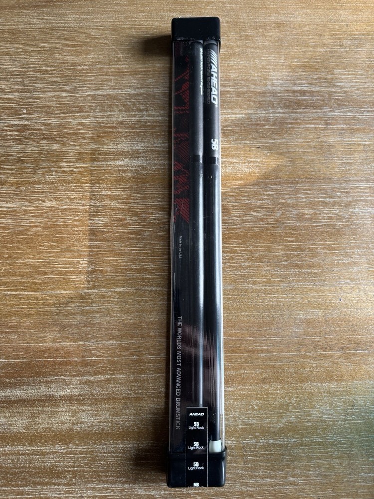 Ahead 5B Light Rock Drumsticks Pair New