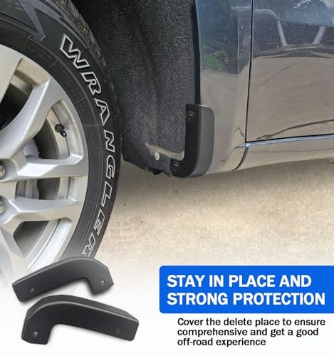 Mud Flap Deletes for Chevy Silverado - Front & Rear Mud Flap Replacement Kit