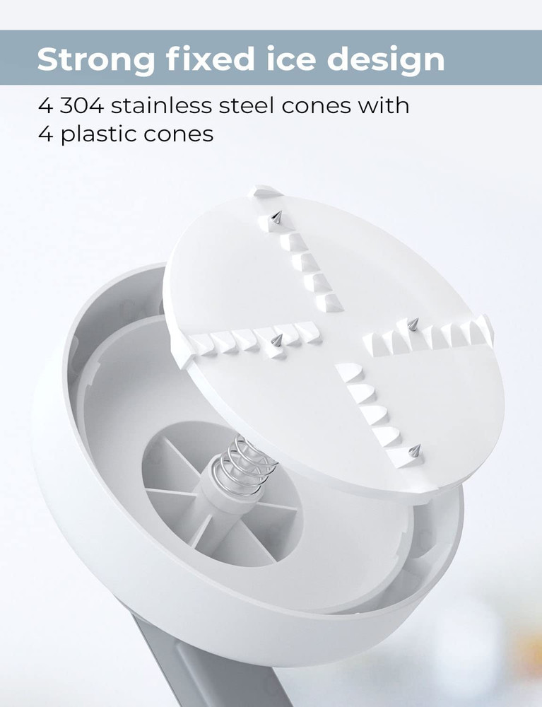 Portable Ice Crusher with Complimentary Ice Cube Trays