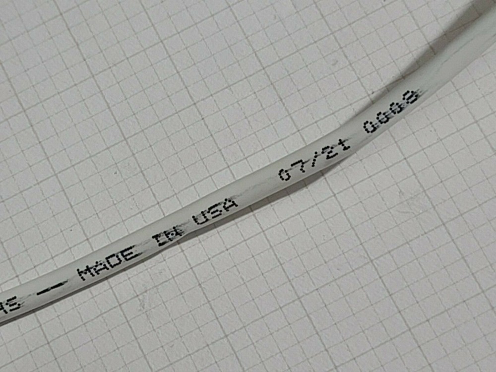 Carol E2203S 18/3C Shielded Control/Communications Cable Plenum White /50ft