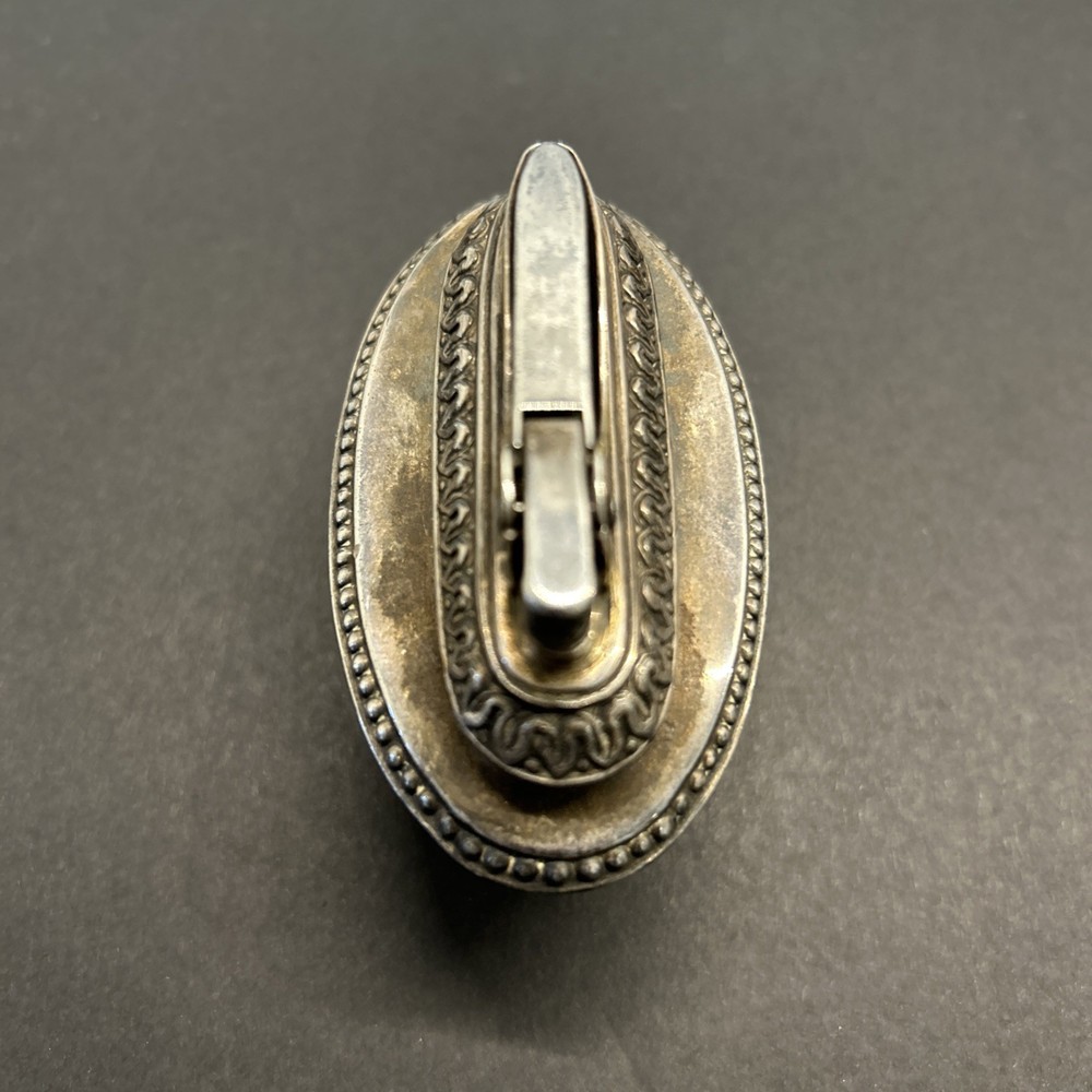 Vintage Ronson "Queen Anne" Silver Plated Table Lighter