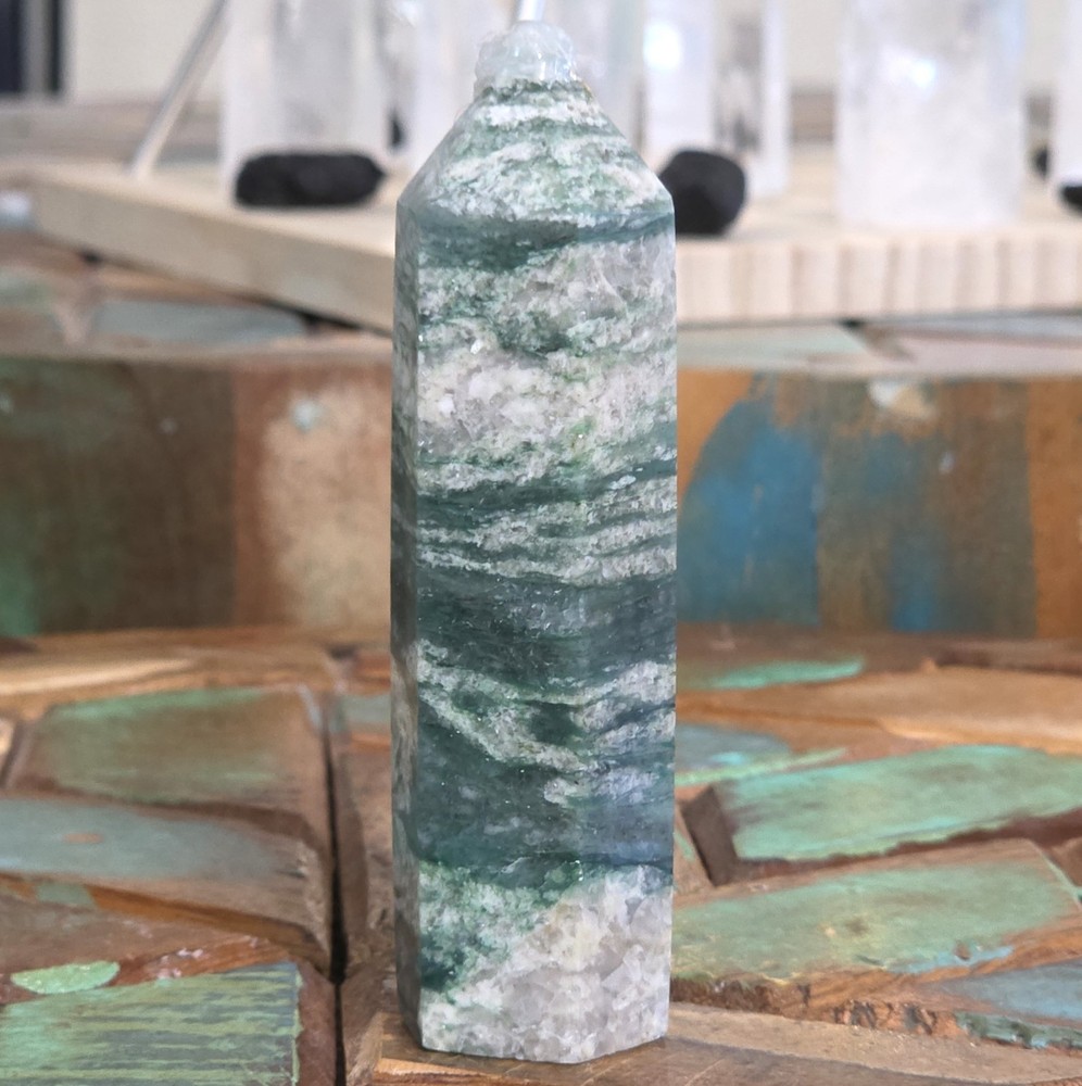 Fuchsite Muscovite Chakra Towers