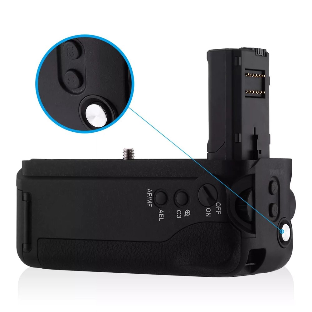 1*VG-C2EM Battery Handle Grip for Sony A7II A7M2 A7R2 A7S2 Camera Replacement