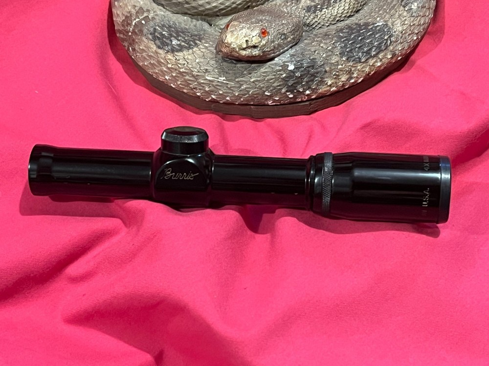 BURRIS U.S.A. 4X COMPACT MINI scope circa 1994