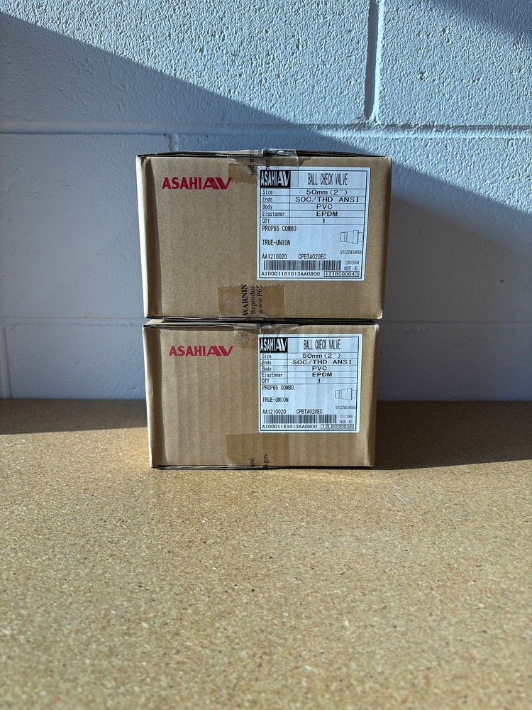 Asahi Ball Check Valve PVC80 Socket 1.25"