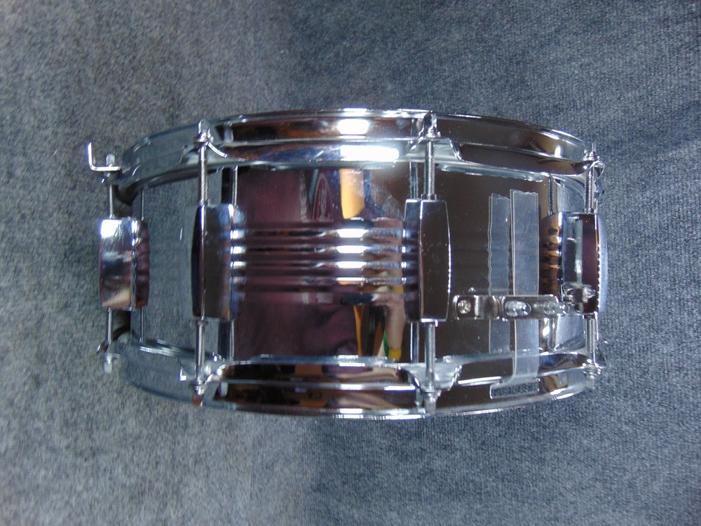 GP Percussion 14" Snare Drum Chrome Stand Bag Backpack Student Practice