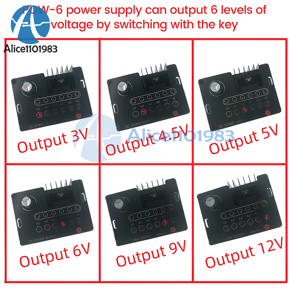 Adjustable CNC Regulated Power Supply DIY Kit for Electronic Soldering Practice