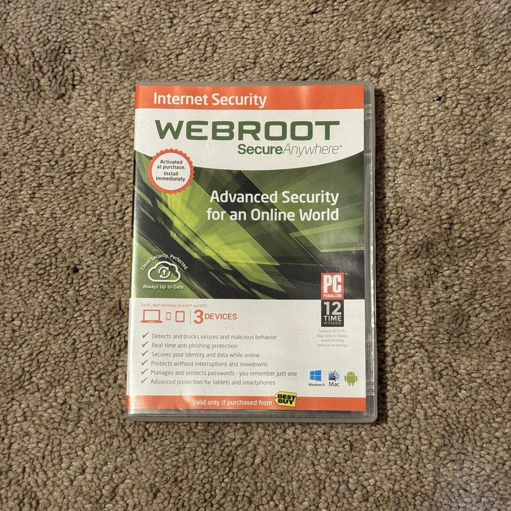 Webroot Internet Security CD