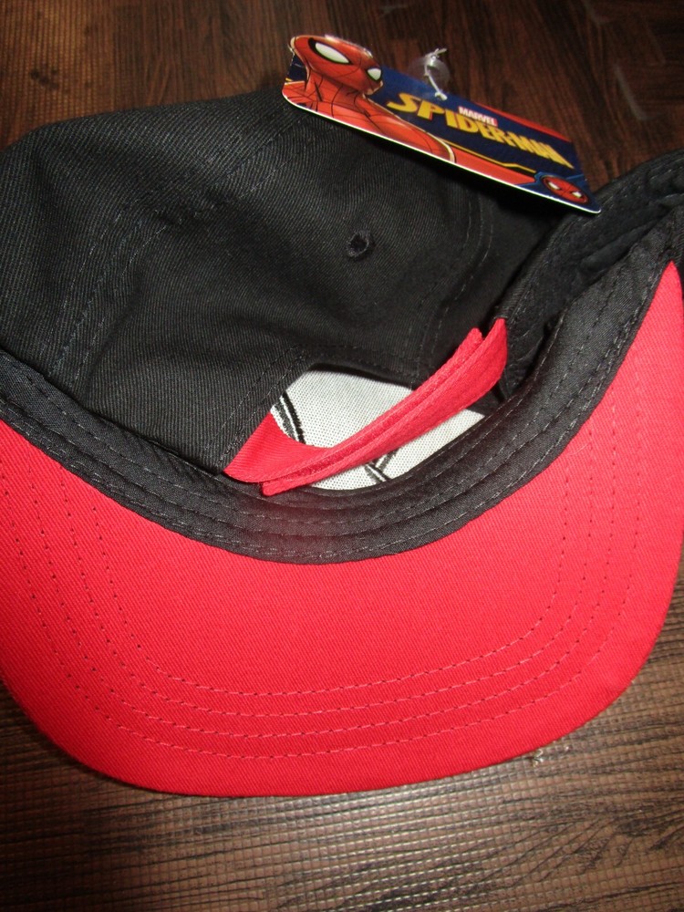 New Boys Spiderman Baseball Cap Hat Marvel Spiderman Face Snapback