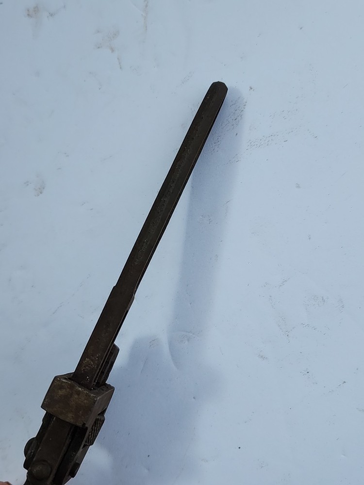 Vintage Durex Pipe Wrench 8'' West Germany Solid Steel