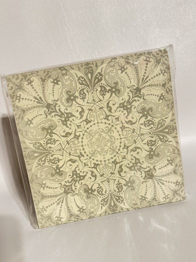 Alexa Pulitzer | NOTE PAD | Damask Design | Green