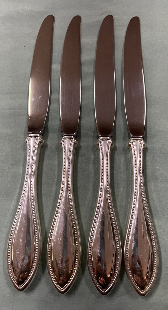 4 Oneida Silverplate Silver Arbor Dinner Knives