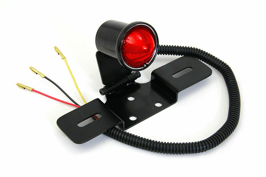 Black Universal LED Tail Lamp Assembly for Harley Davidson by V-Twin