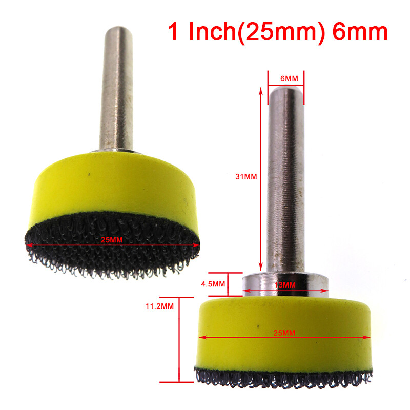 1'' 25mm Hook & Loop Backing Backed Pad Plate for Sanding Polishing Sander Discs