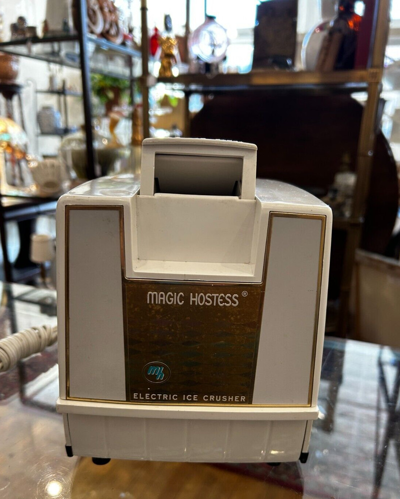 Vintage Magic Hostess Electric Ice Crusher Model 5810A TEST VIDEO WORKING