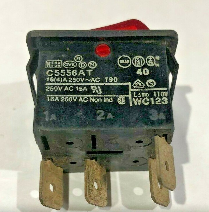 Curtis - WC-123 - SPST On/Off Warmer Switch 017