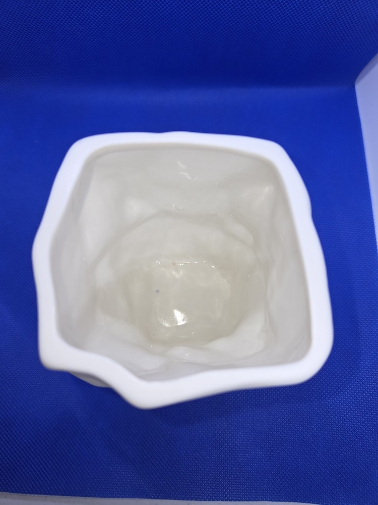 Ceramic Toothbrush Holder White 4 In