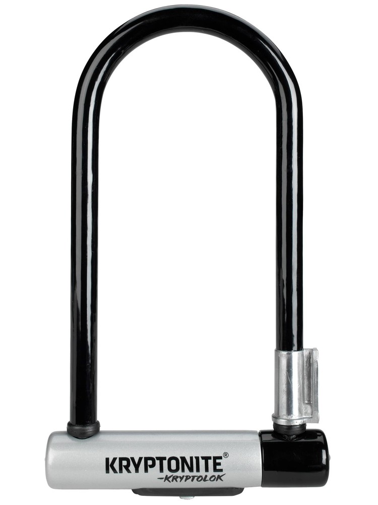 Kryptonite KryptoLok U-Lock - 4 x 9" Keyed Black Includes bracket
