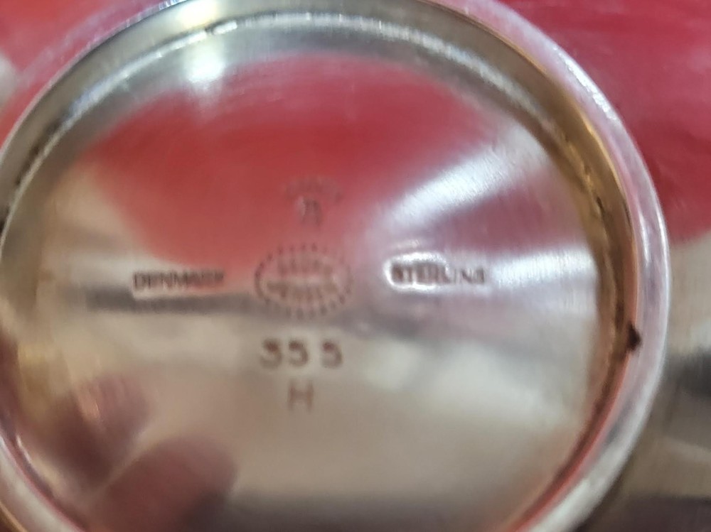 Sterling Silver George Jensen 355H Handled Dish