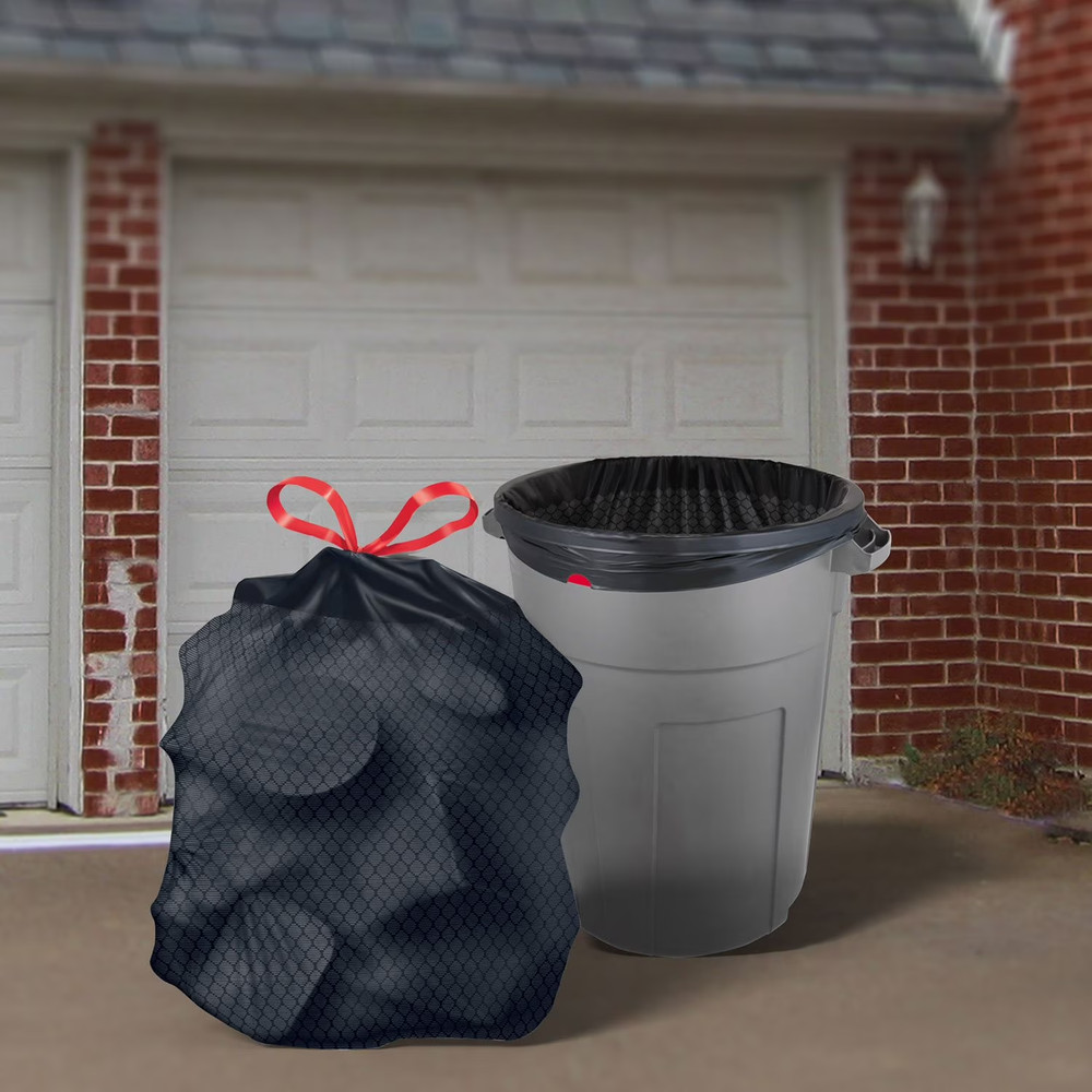 Member's Mark 33-Gallon Power Flex Drawstring Trash Bags 90 ct.