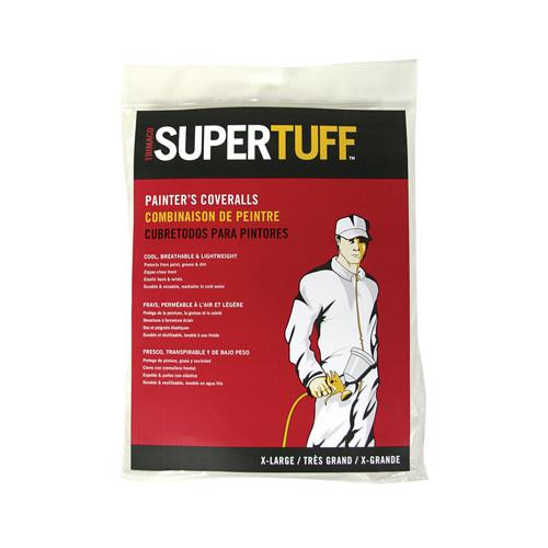 White Disposable Coverall, L
