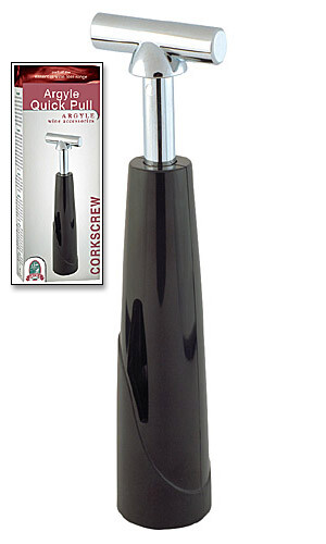 Quick Pull Wine Bottle Opener Corkscrew by Argyle Wine & Bar Accessories