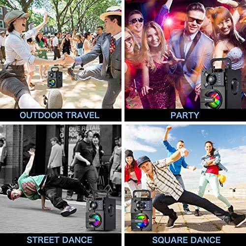Bluetooth Speaker, Portable Bluetooth Speakers with Subwoofer Wireless Stereo