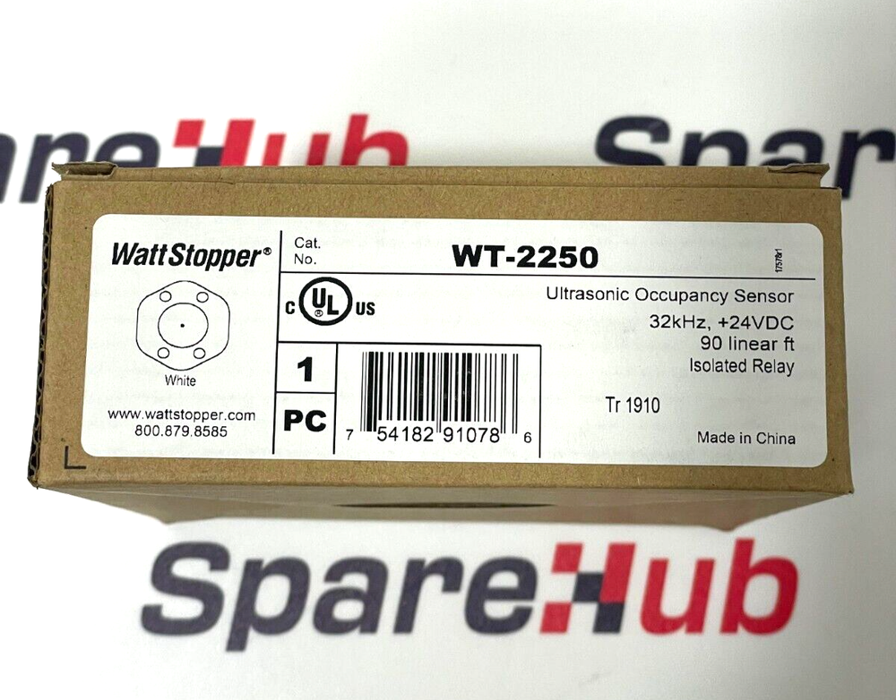 WATTSTOPPER WT-2250 Ultrasonic Occupancy Sensor