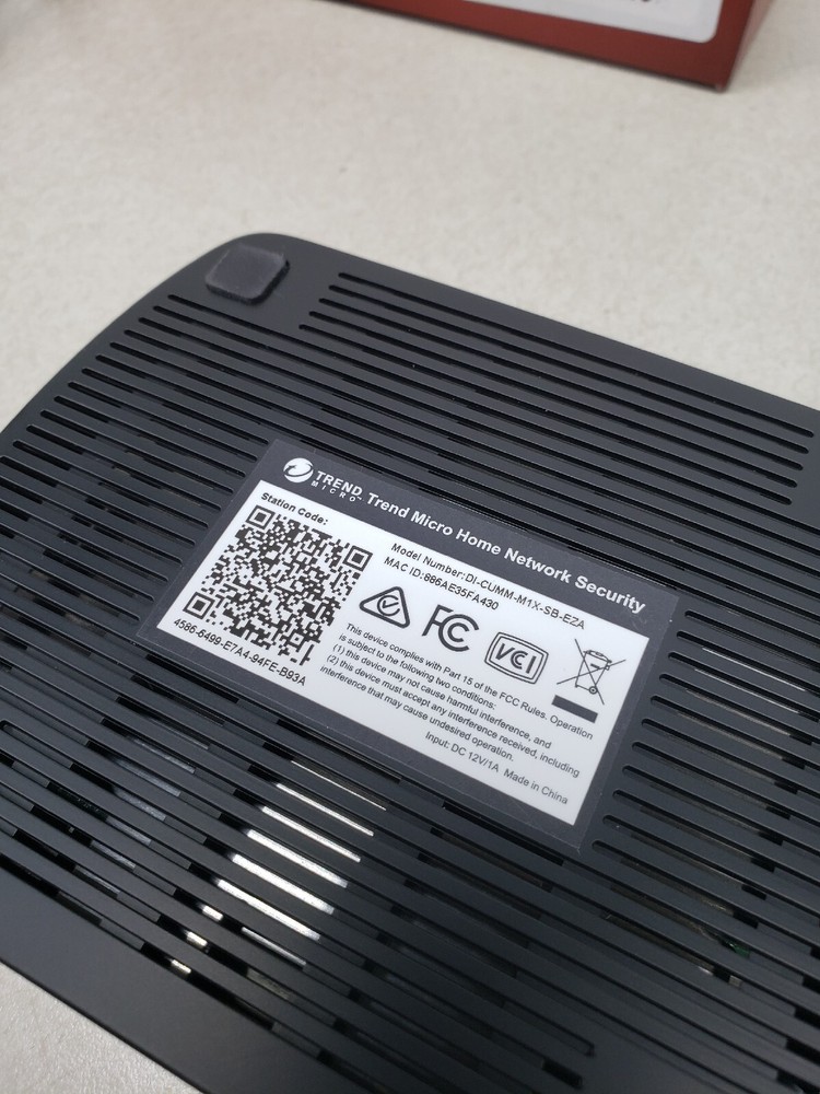 Trend Micro Home Network Security Mising Power Cable