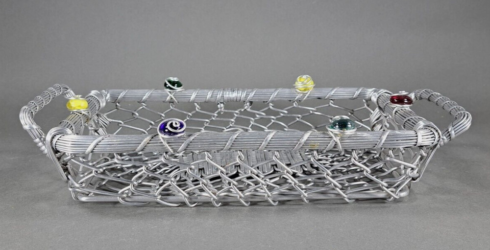 Dary Rees Original Wire Basket Handmade 13"