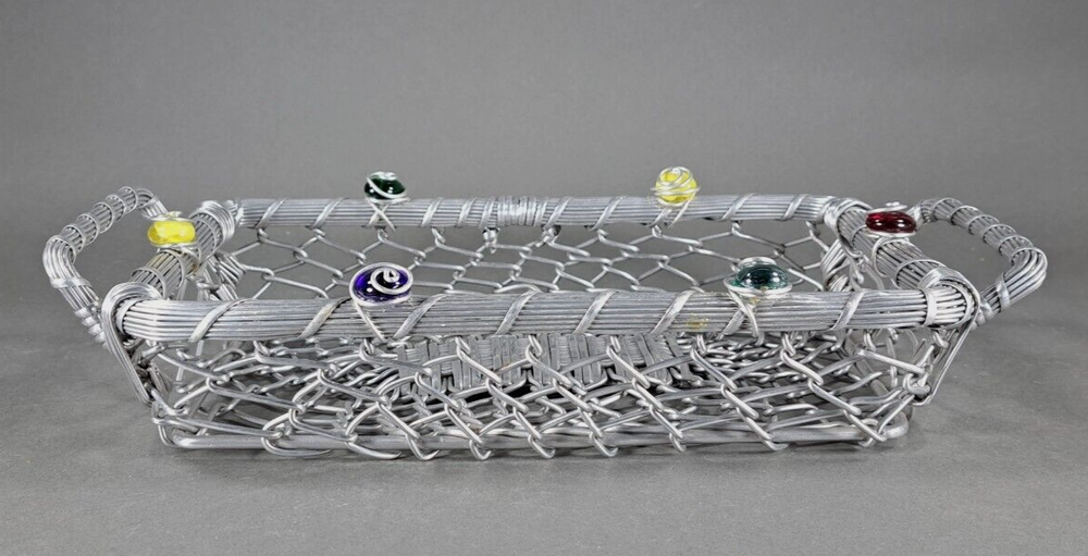 Dary Rees Original Wire Basket Handmade 13"