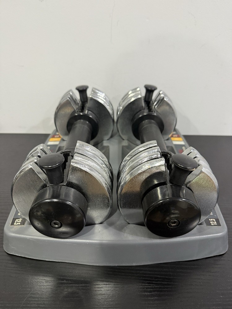 Weider Powerswitch 25 Dumbbell Set (2.5 - 12.5 lb Each) Adjustable Weights