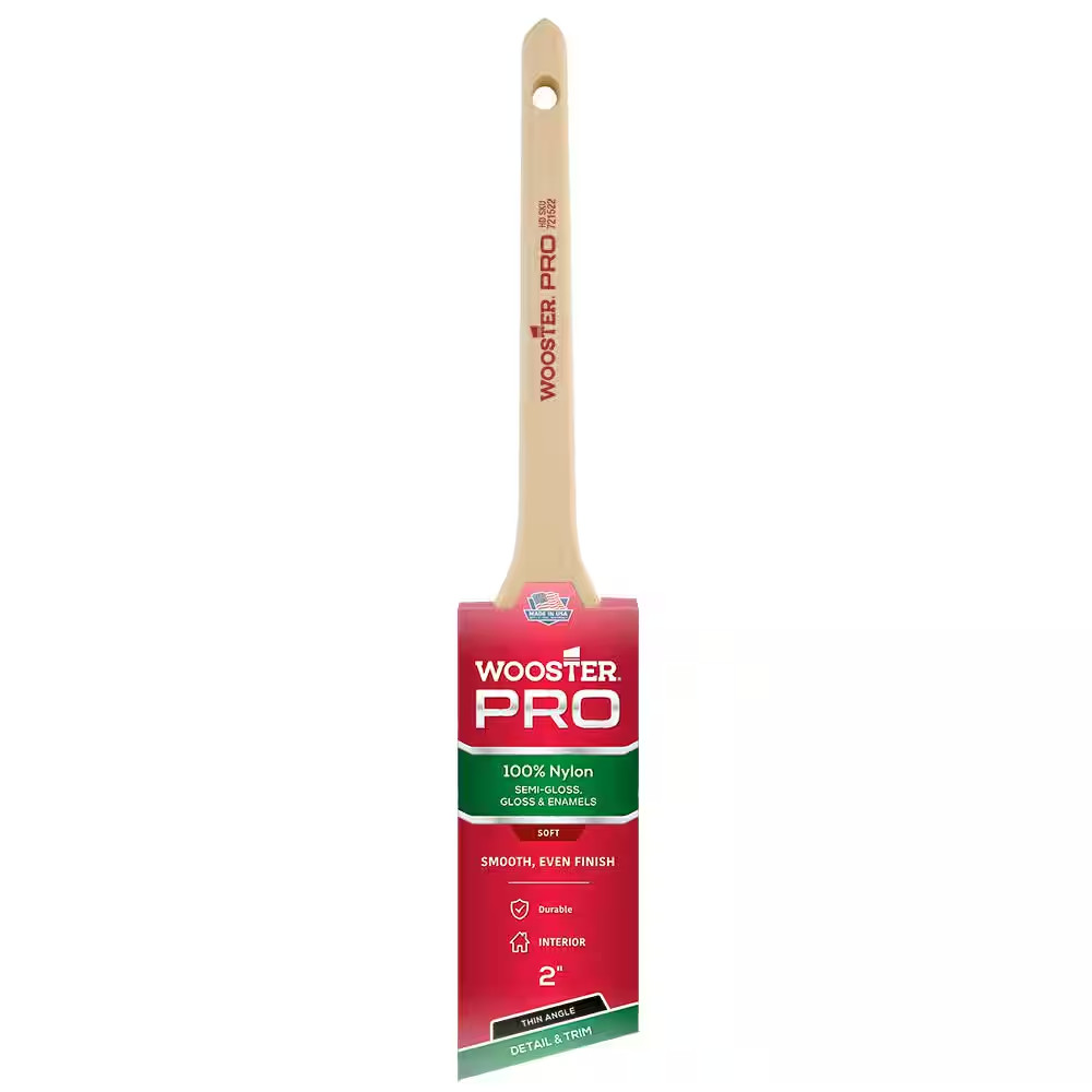 2 In. Pro Nylon Thin Angle Sash Brush