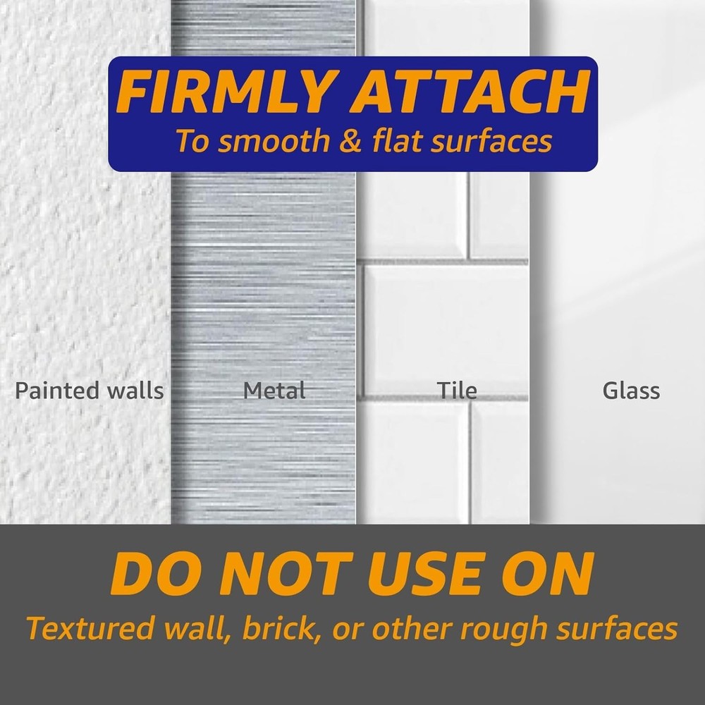 Strong Adhesive Hook & Loop Fasteners - 16 Sets for Home Organization Projects