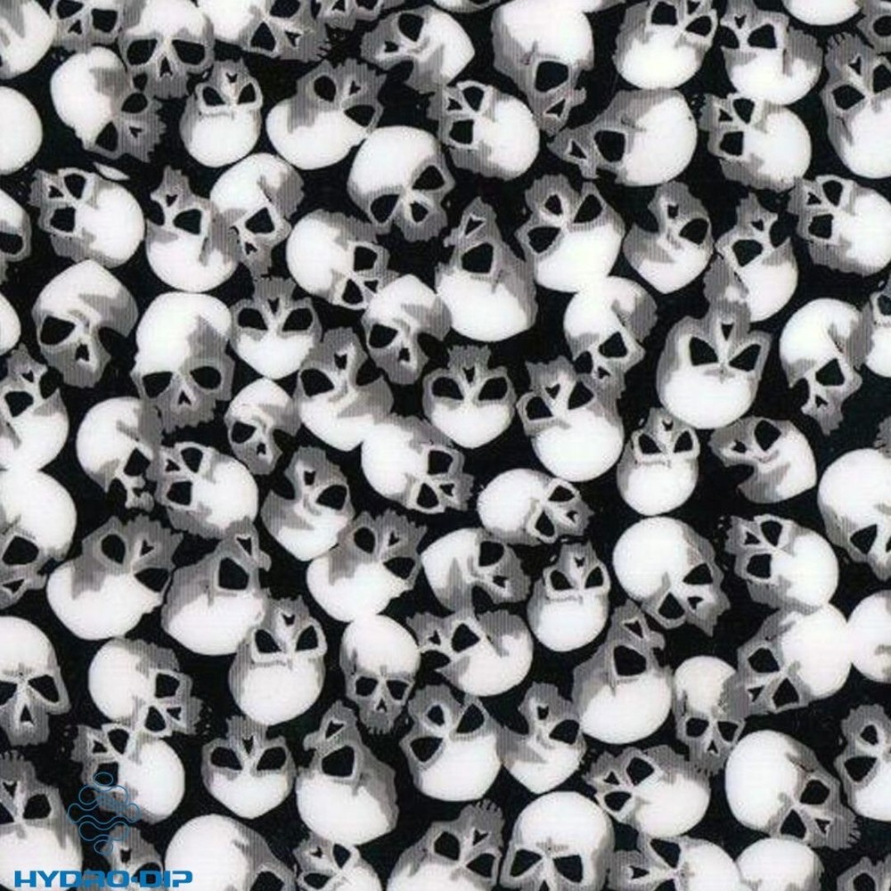 HD-SKL332 Skull Yard Black & White (50cm)
