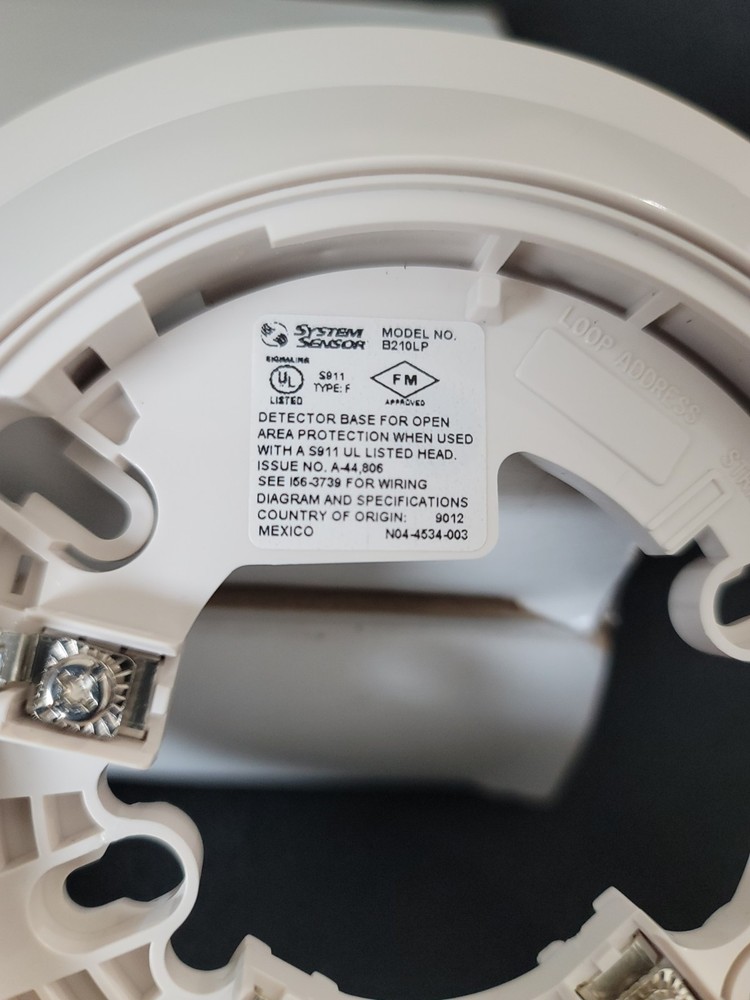 SYSTEM SENSOR B210LP 6" DETECTOR BASE- " IVORY"