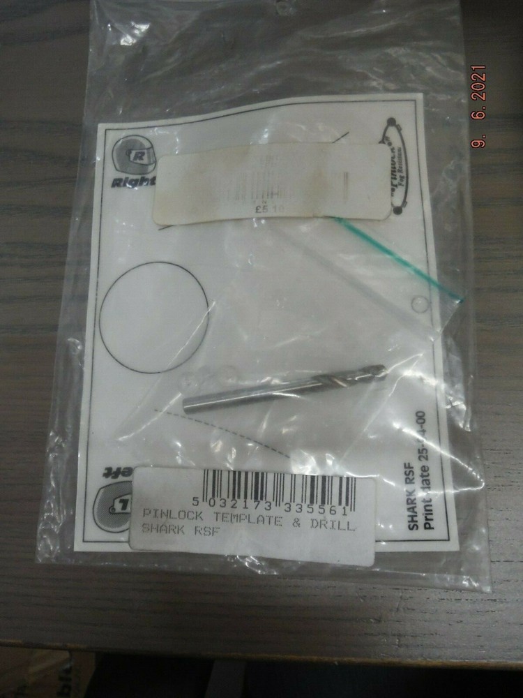 PINLOCK TEMPLATE AND DRILL SHARK RSF