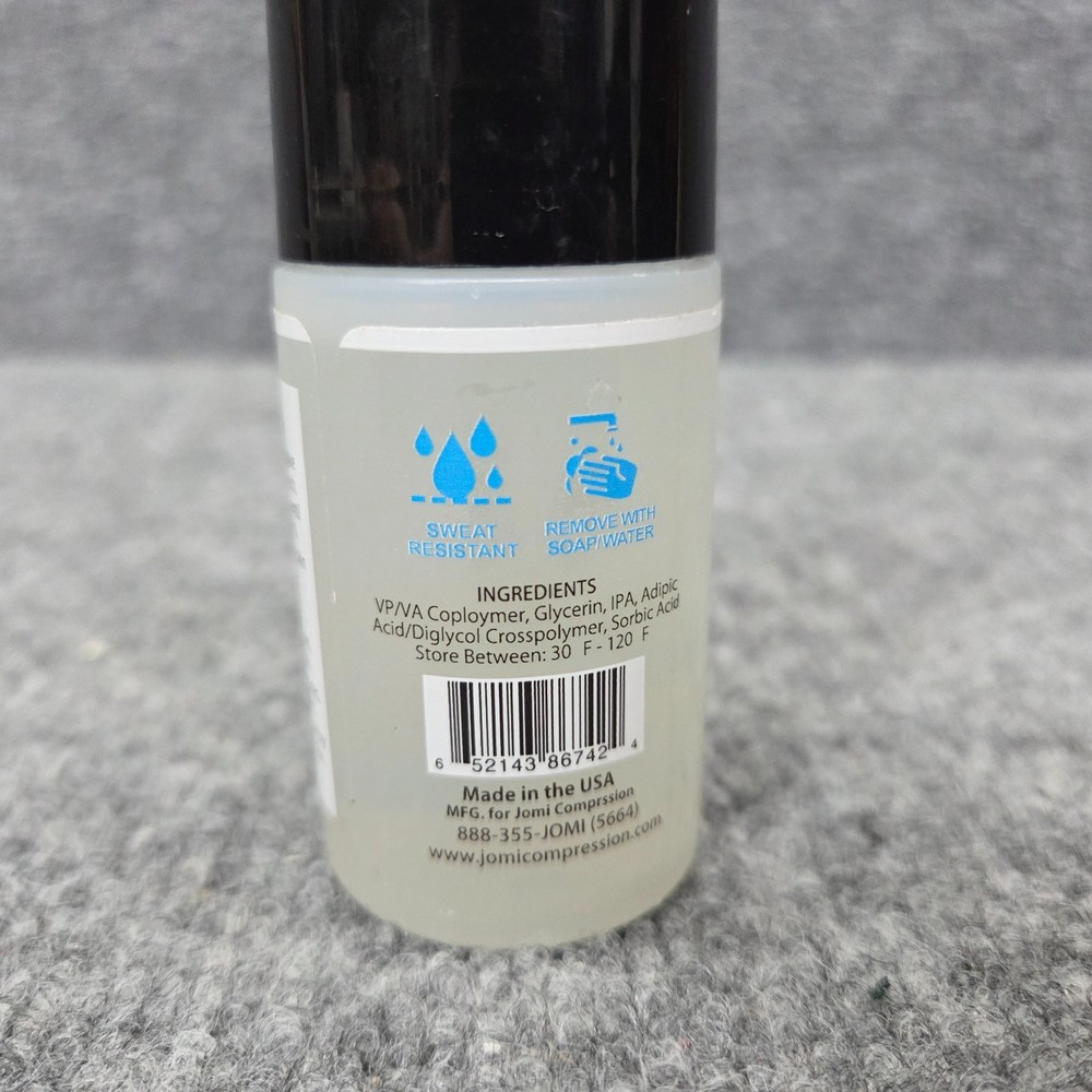 JOMI COMPRESSION Roll On Body Adhesive, Sweat Resistant, Washes Off With Ease...
