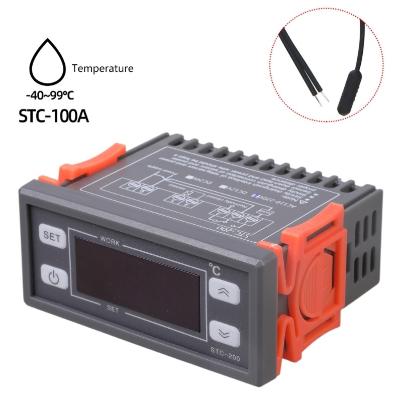 Digital Temperature Controller Heating Cooling Centigrade Thermostat Relays