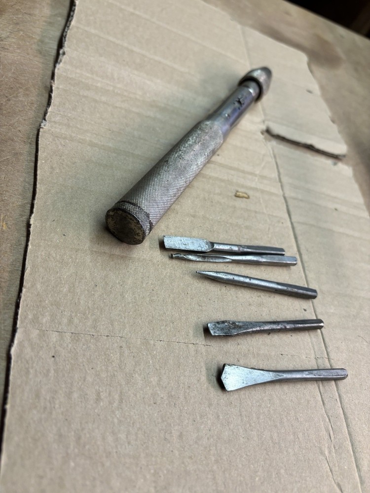 Vintage Foreign Ratchet Driver Tool With Bits